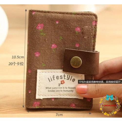 Ví họa tiết hoa nhí dễ thương dành cho nữ