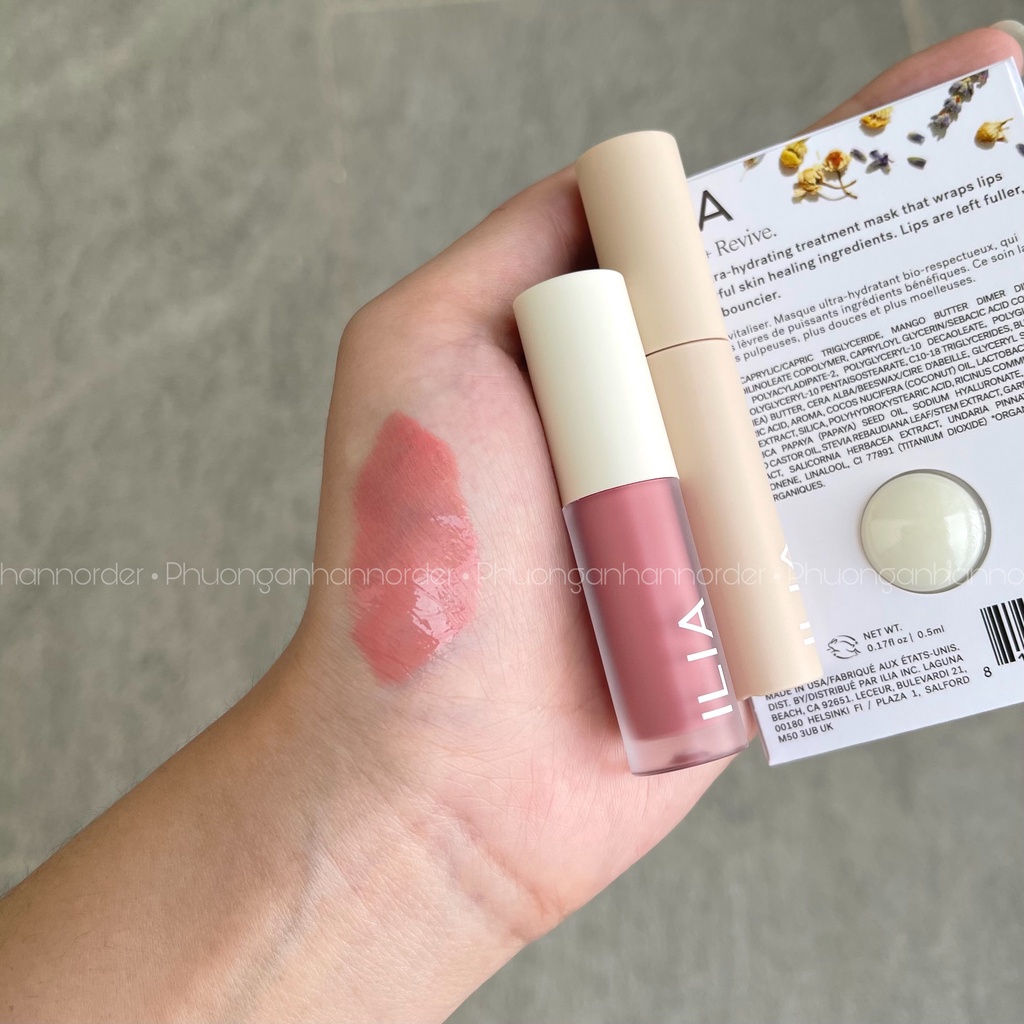 Set dưỡng môi và mascara Ilia mini
