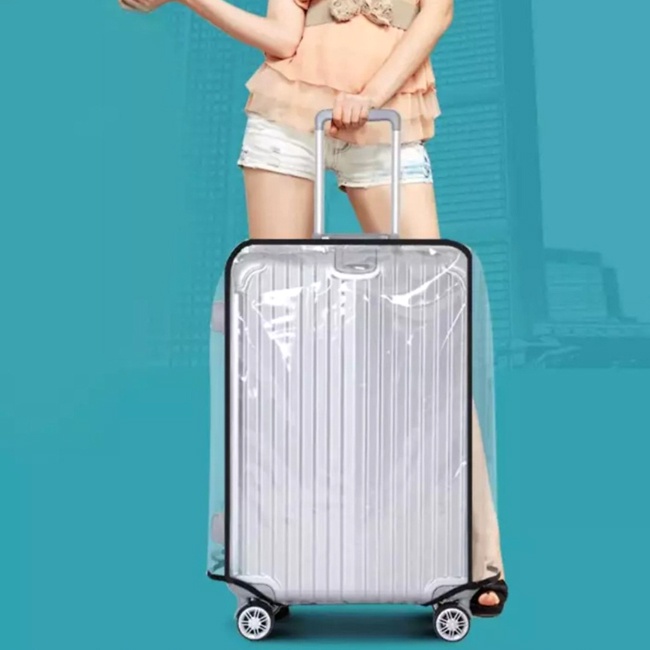 Bao trùm vali, Bọc vali trong suốt loại dày . Chống·Vali trầy xước, không bị ướt khi đi ngoài mưa