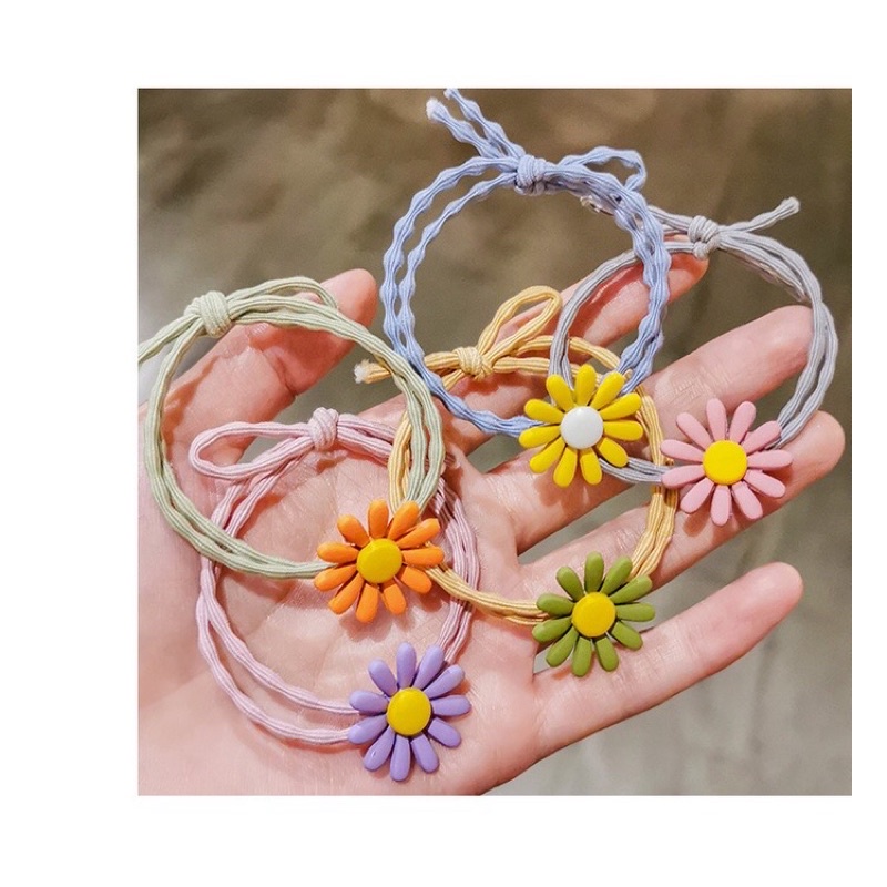 Dây cột tóc Bông Cúc Ulzzang Siêu Hot