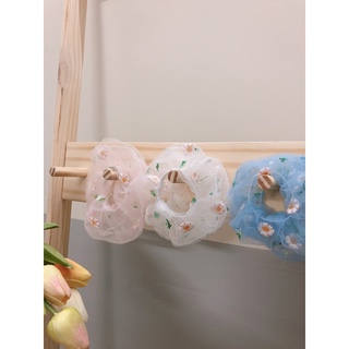 Dây buộc tóc nữ - srunchies daisy - mì collection