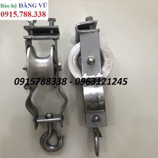 Puly nhôm kéo dây cáp điện 120x60mm
