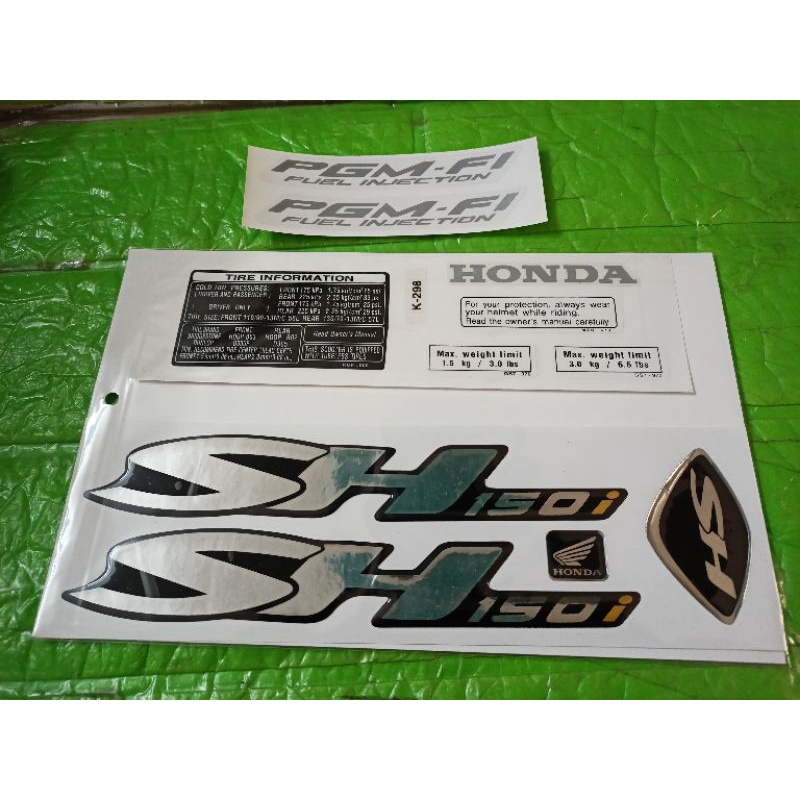 Bộ tem nổi Sh ý 150i 2007 new