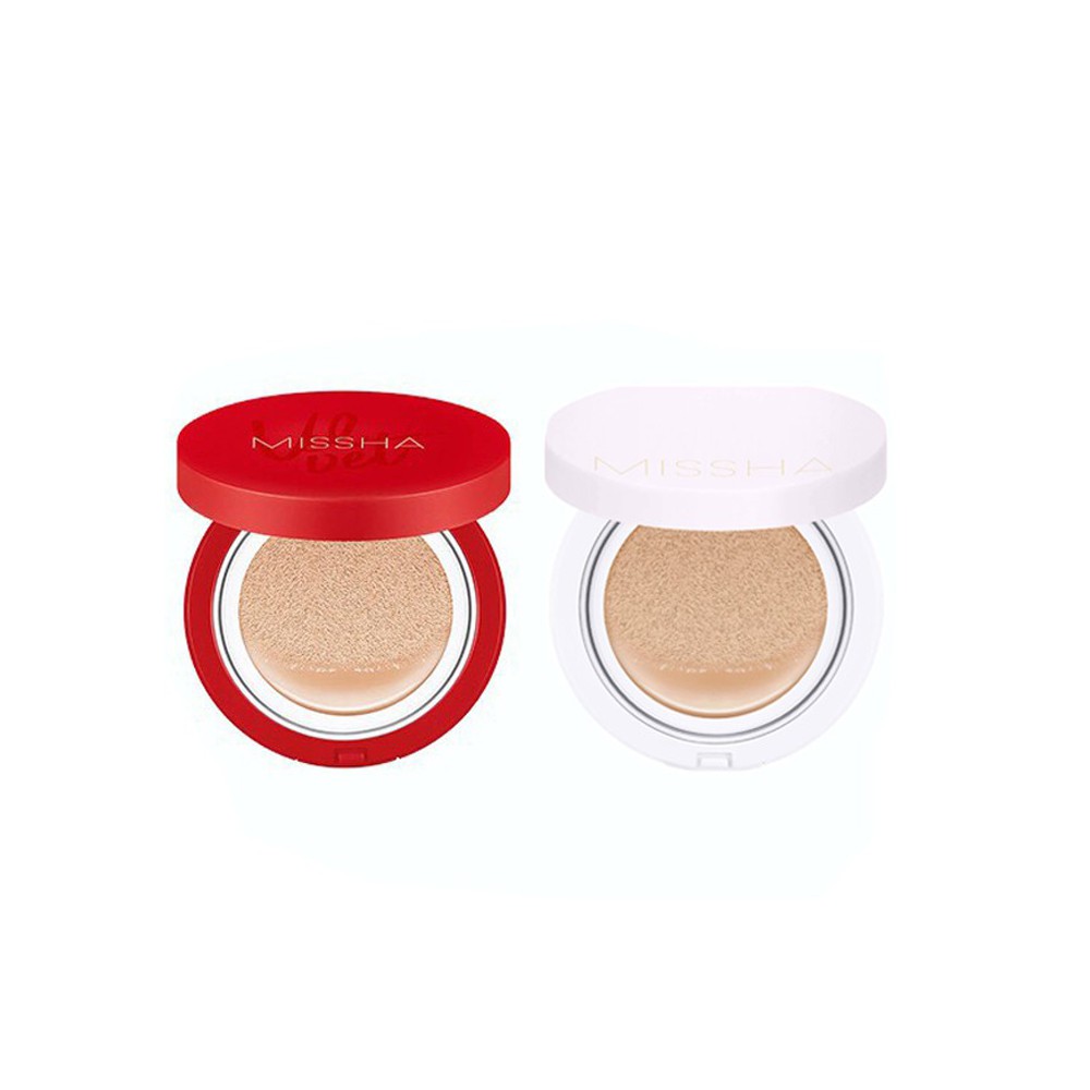 Phấn Nước Mỏng Mịn💖𝗖𝗛𝗜́𝗡𝗛 𝗛𝗔̃𝗡𝗚💖Che Phủ Tốt, Lâu Trôi Missha Velvet Finish Cushion SPF50+ PA+++ 15g