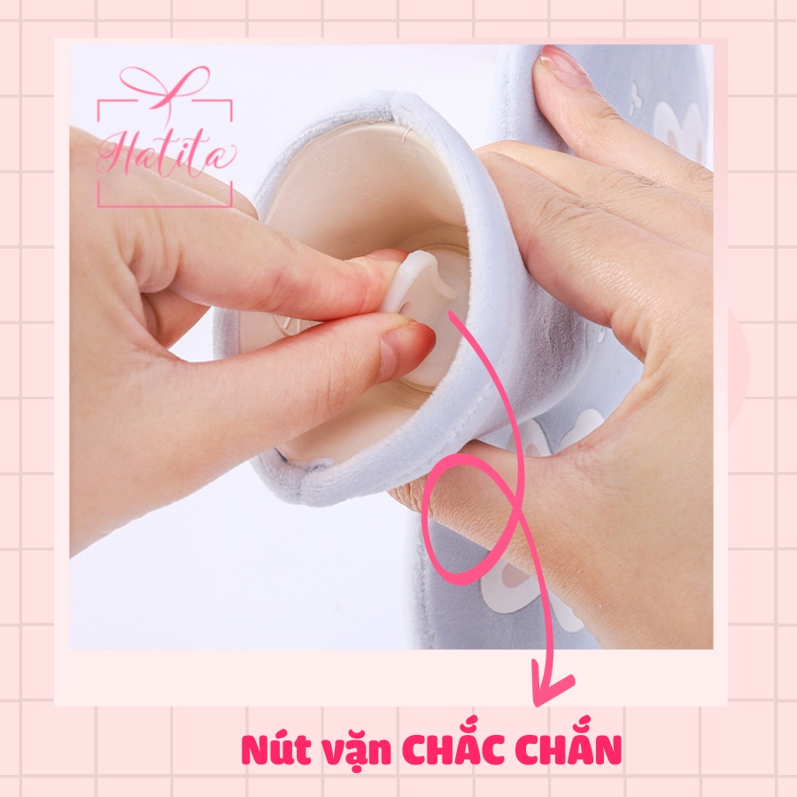 Set quà túi chườm nóng đau bụng kinh hatita 1000ml phiên bản giftbox chăm - ảnh sản phẩm 6