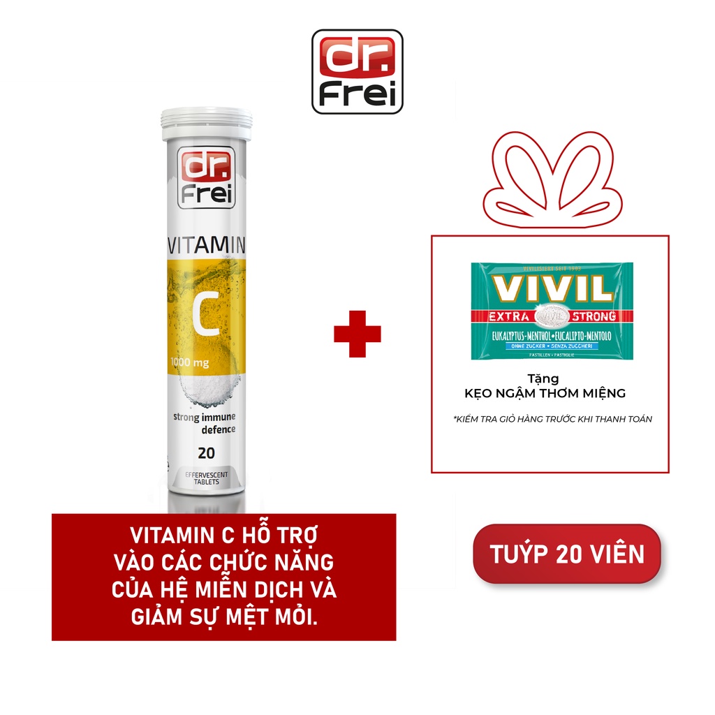 Viên sủi Bổ sung Vitamin C Dr. Frei 1000 mg