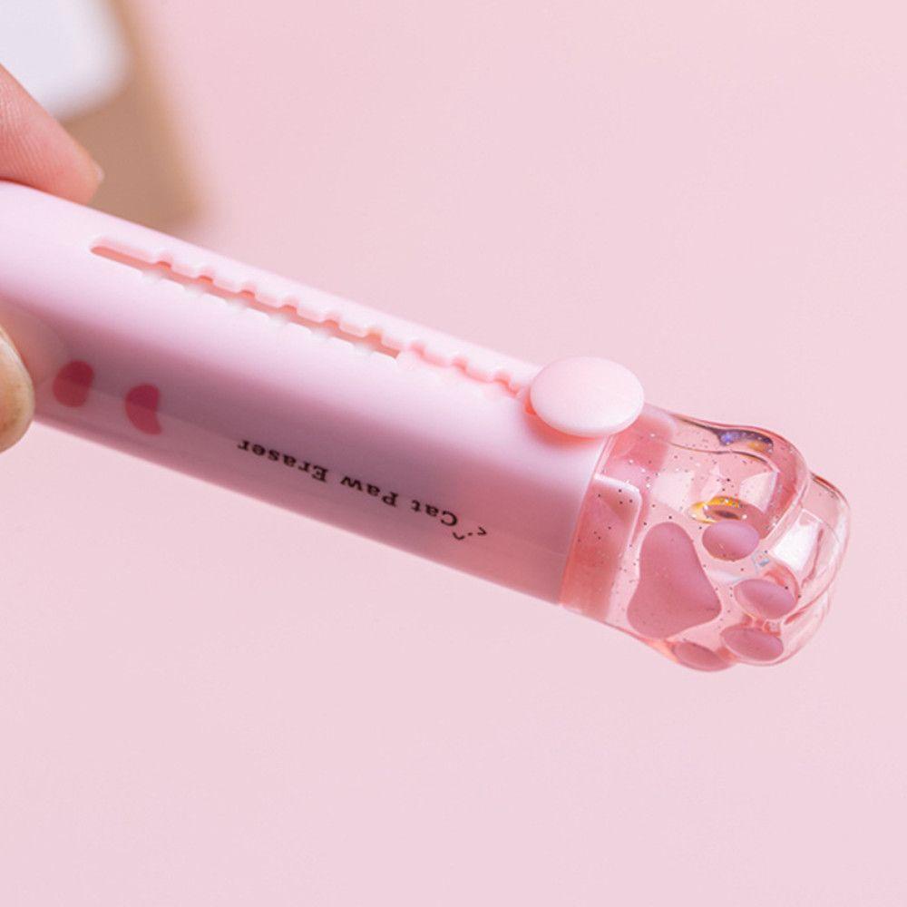 PISTA Cục Tẩy Dạng Đẩy Màu Sắc Ngẫu Nhiên Dành Cho Học Sinh