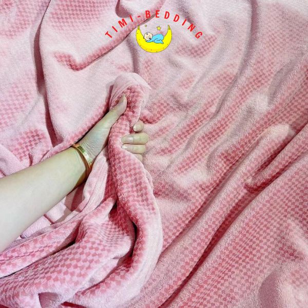 Chăn lông thỏ ultimate đại hàn cao cấm mềm mại kích thước 200 x 230 cm, nặng 1,8kg - Timibedding