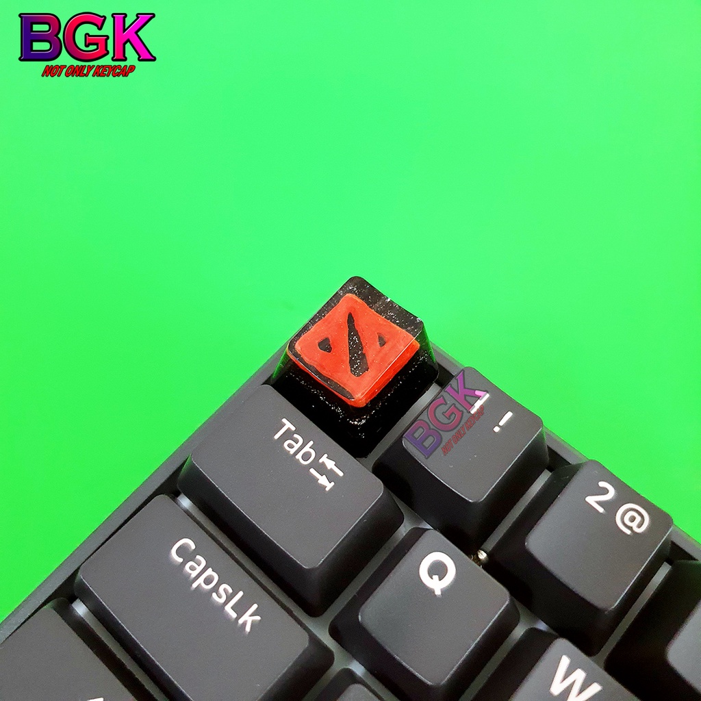 Keycap Lẻ hình LOGO DOTA 2 OEM profile ( keycap resin độc lạ )( Keycap Artisan )