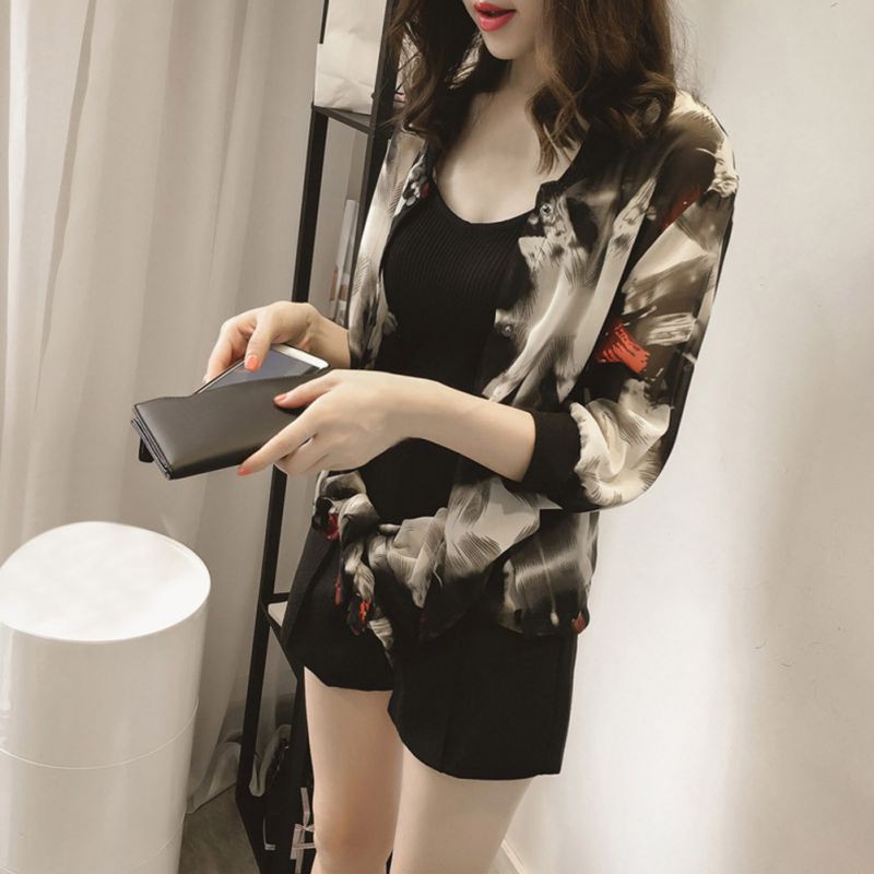 FREESHIP ĐƠN 99K_ Áo khoác Chiffon dáng dài thời trang cho nữ | BigBuy360 - bigbuy360.vn