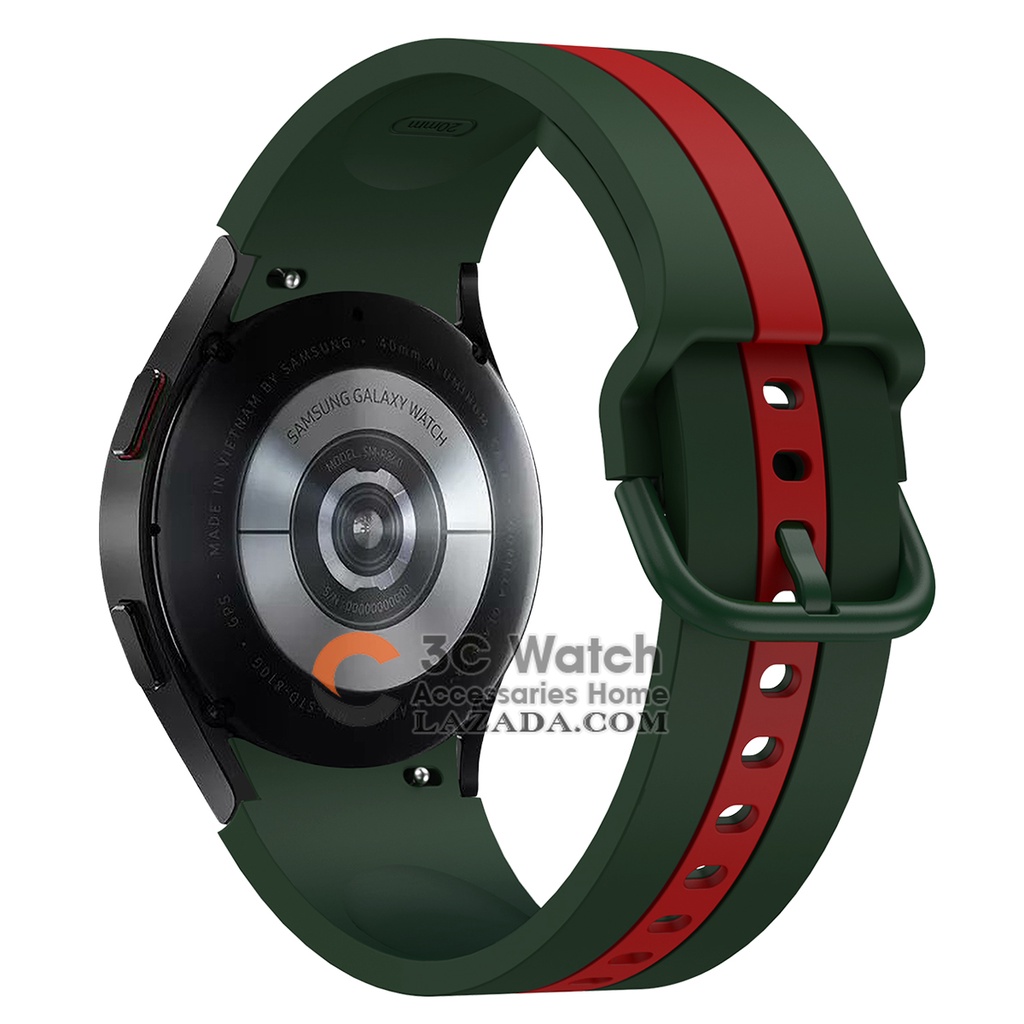 Dây Silicone Thay Thế Cho ĐồNg Hồ Samsung Galaxy Watch 4 40mm 44mm Samsung Galaxy 4 Classic 42mm 46mm