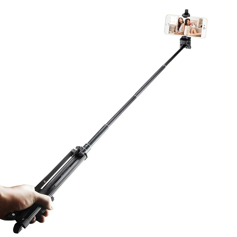 ◇♤Gậy chụp ảnh tự sướng di động Yunteng 1688 chân máy di động Bluetooth rung video trực tiếp dấu ngoặc tam giác | BigBuy360 - bigbuy360.vn