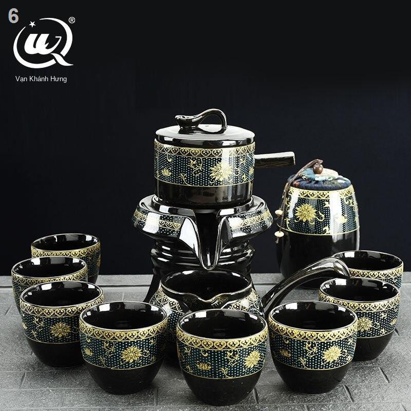 Bộ ấm trà kiểu Trung Quốc Wanqingxing Kung Fu bán tự động lười cốc gia dụng sáng tạo tách