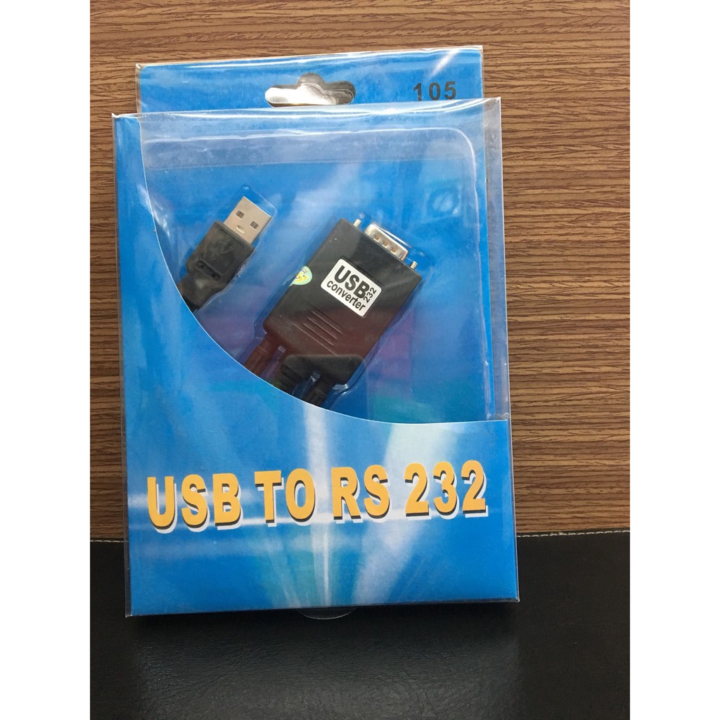 Cáp Chuyển USB To Com - USB To RS232 Convverter Dài 1M - RS232