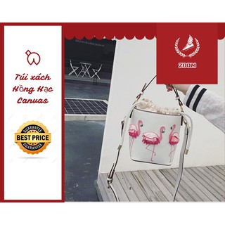 [ZooM] Túi Xách Nữ Hồng Hạc Canvas