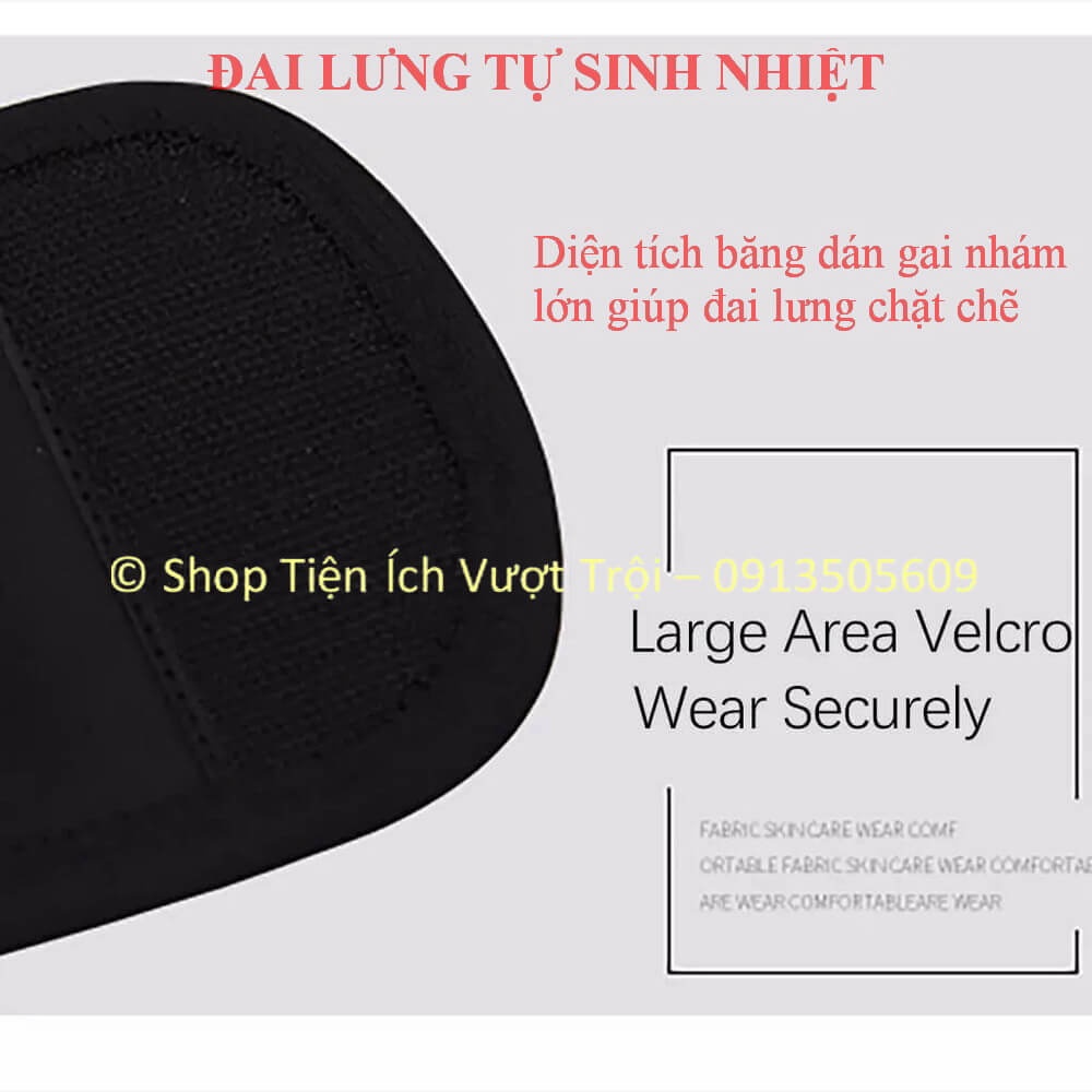 Đai lưng tự sinh nhiệt, giúp đốt mỡ bụng, giữ ấm lưng bụng, hỗ trợ chữa bệnh cột sống, giữ thon gọn-Tiện Ích Vượt Trội