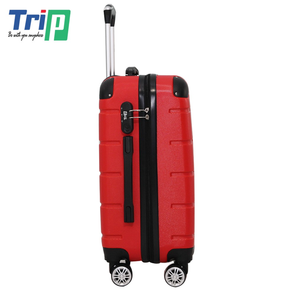 Bộ 2 Vali Nhựa TRIP P701 - Size 50+60cm - Màu Đỏ