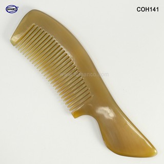 Lược sừng xuất nhật - coh141 lược chuôi vát - horn comb of hahanco - chăm sóc tóc