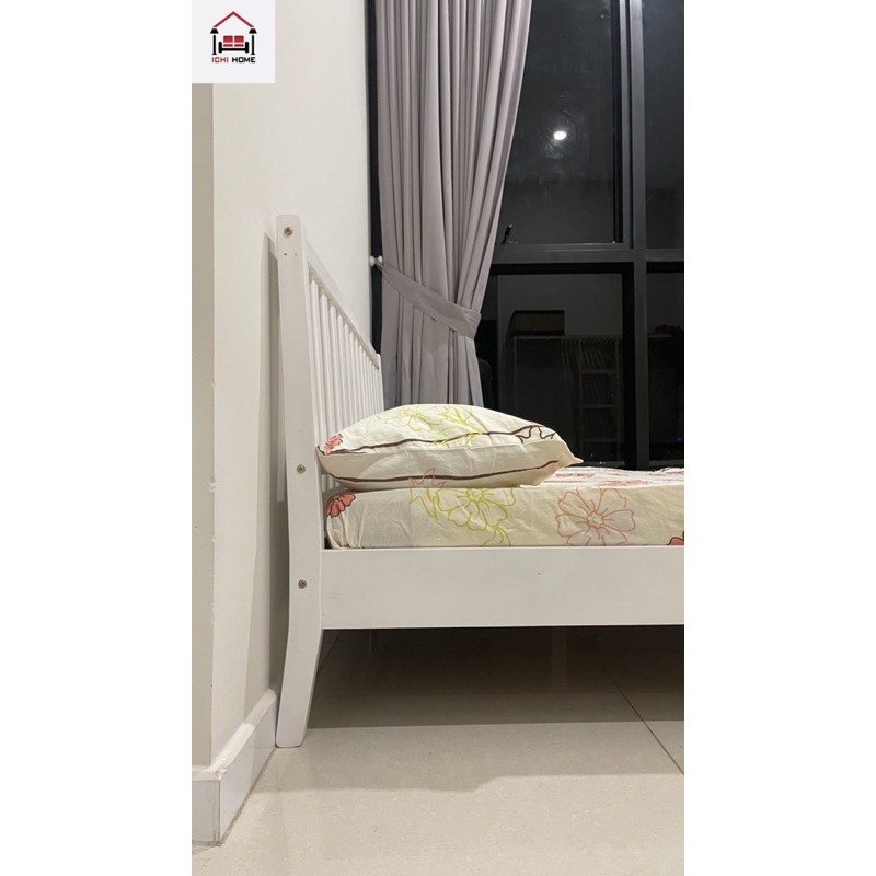 Giường gỗ thông Mỹ tự nhiên kết hợp gỗ plywood  -Hàng cao cấp size 1mx2m, 1m2x2m, 1m4x2m, 1m6x2m, 1m8x2m