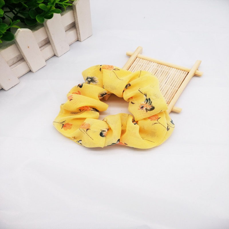 Dây Buộc Tóc Đính Hoa Vải Thời Trang Cho Nữ