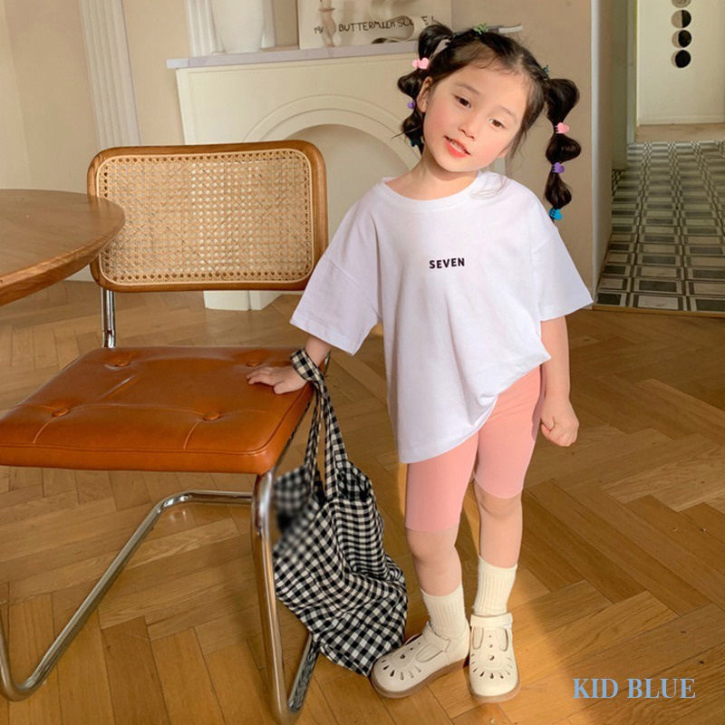 Quần Short Legging Co Giãn Thời Trang Mùa Hè Cho Bé Gái