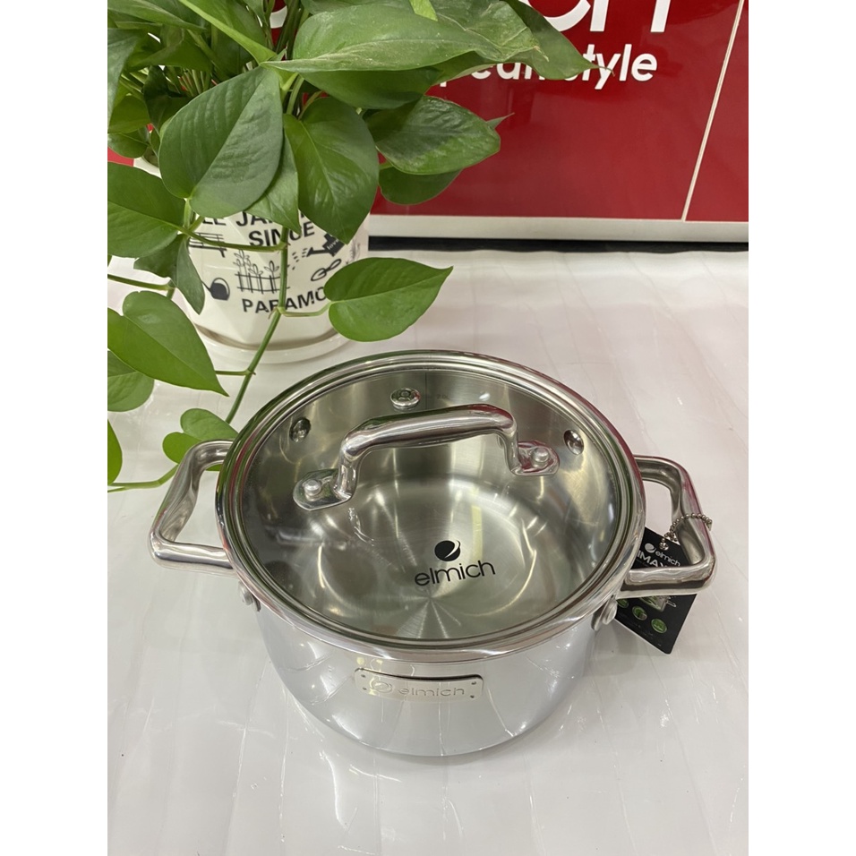Nồi inox liền khối Elmich Trimax ECO EL-3991 size 16cm