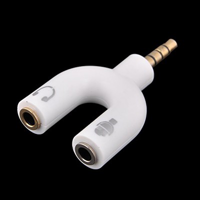 Đầu chuyển chữ U từ jack 3.5 ly sang 2 lỗ micro+ tai nghe