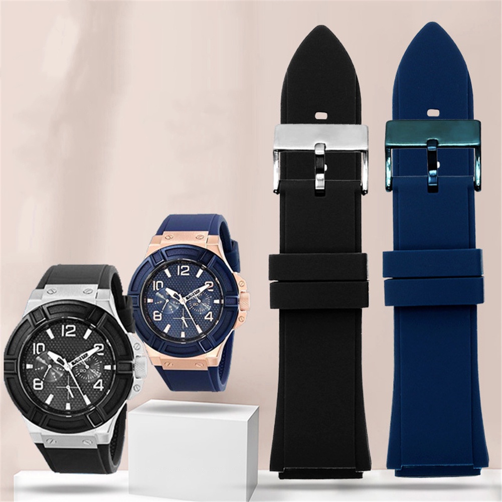 Dây Đeo Silicone Cho Đồng Hồ Guess W0218G1 W0247G3 W0040G3 W0040G7 W0041G2