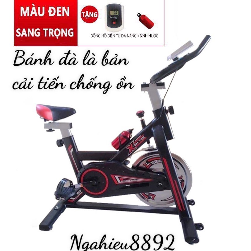 Xe đạp tập thể dục SEJAN GH-709 kèm đồng hồ điện tử (Bảo hành 1 năm) - Kèm video, ảnh thật