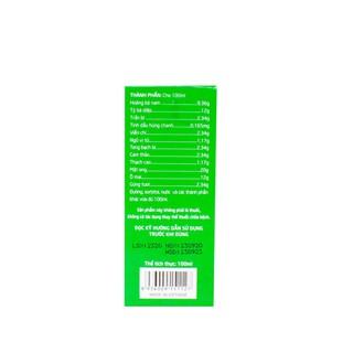 Bổ Phế Bảo Thanh Trẻ Em - Chai 100ml - Giúp Bổ Phế