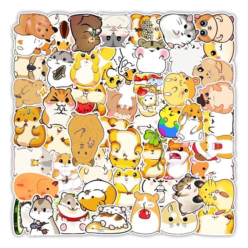 Hình Dán Sticker Chống Nắng, Chống Nước Dán Mũ Bảo Hiểm, Vali, Điện Thoại
