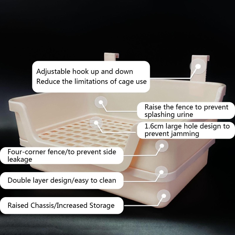 Hộp Cát Vệ Sinh Cho Thỏ Chinchilla