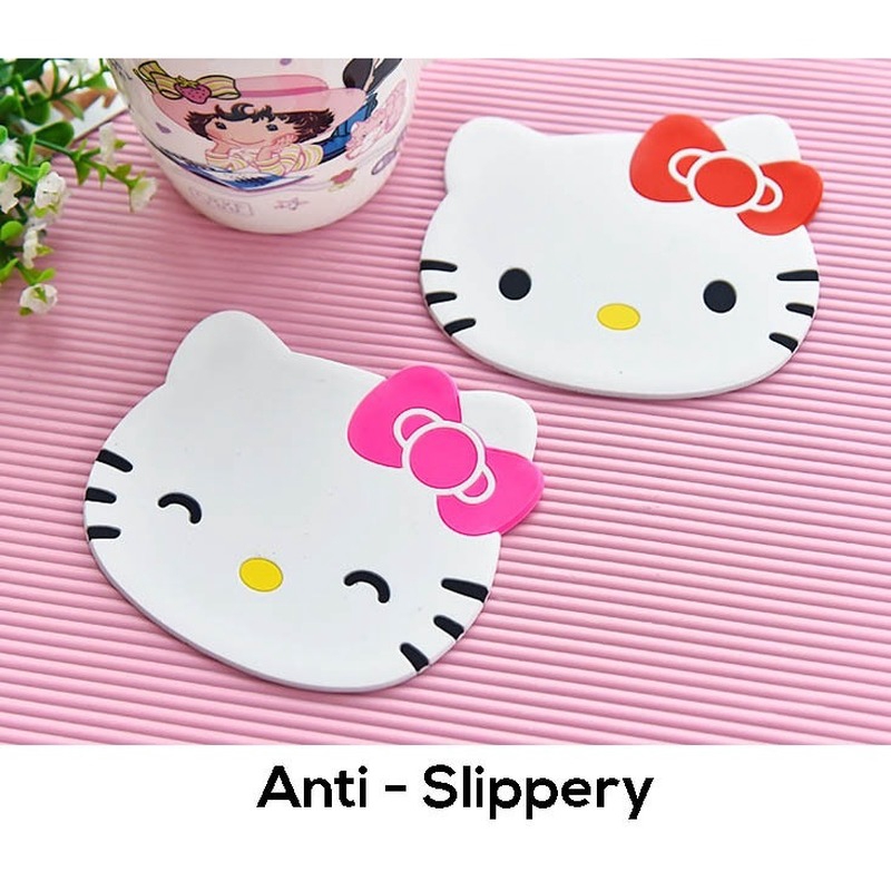 Đế lót ly cách nhiệt chống trượt họa tiết hoạt hình