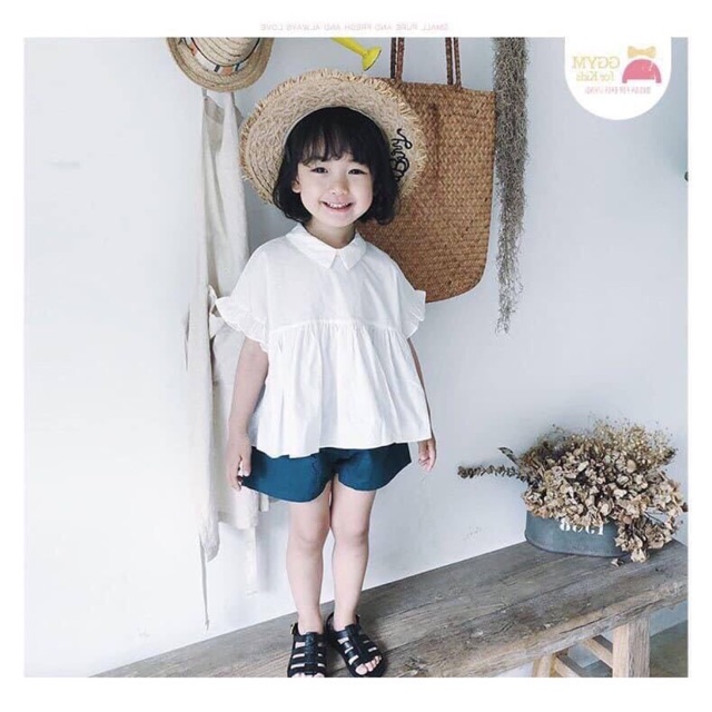 Combo bộ thô và áo 2 dây cho bé