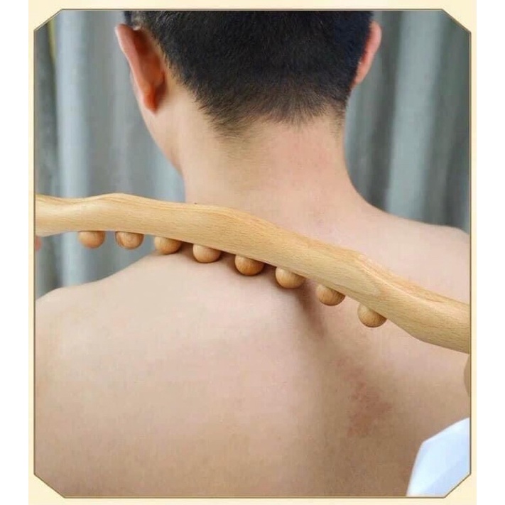 Gậy gỗ bi đả thông kinh lạc,gậy vạn năng,gậy giảm béo 1gậy