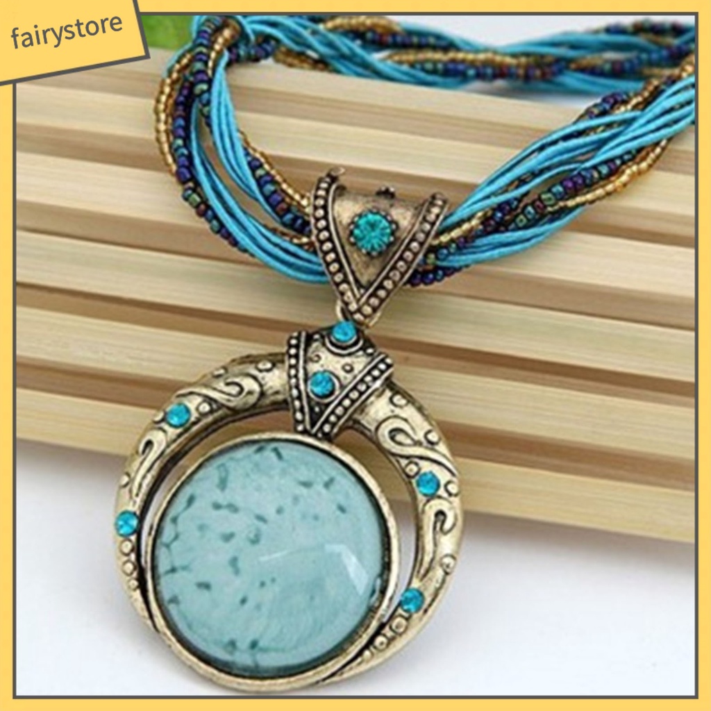 Vòng cổ Phong Cách Dân Tộc Cổ Điển Thân Thiện Với Môi Trường