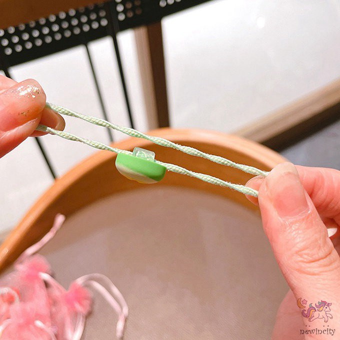 Dây Cột Tóc Nhiều Kiểu Dáng Màu Sắc Ngọt Ngào Đáng Yêu Cho Bé Gái