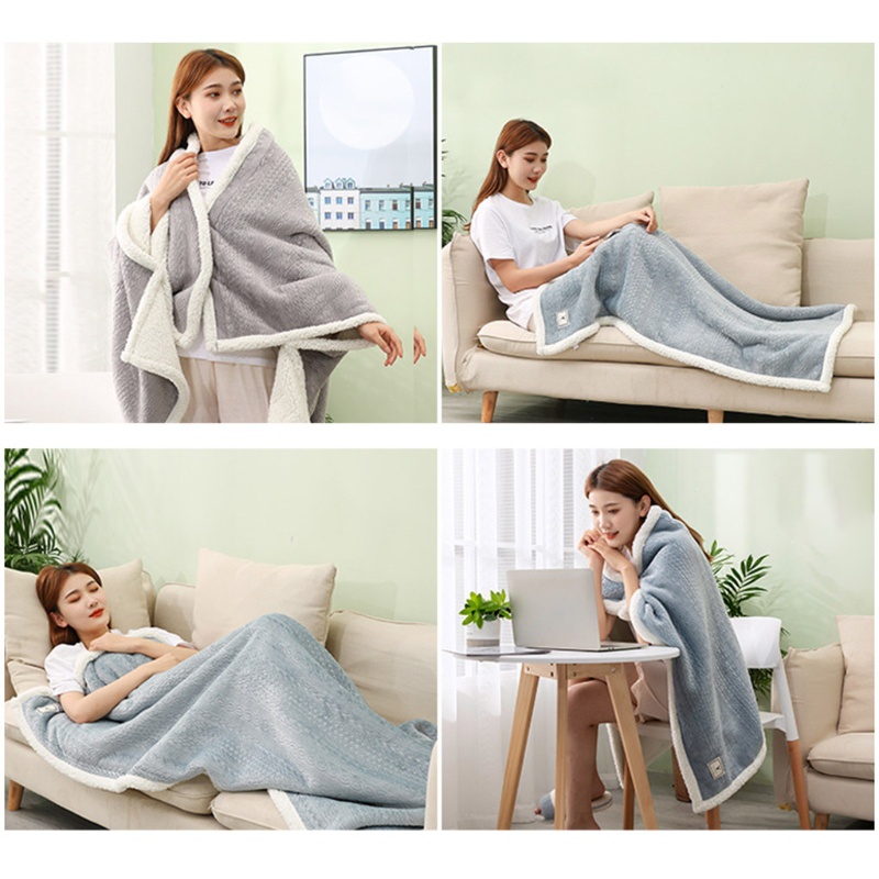 Chăn Quấn Mềm Mại Giữ Ấm Mùa Đông Cho Nam Nữ