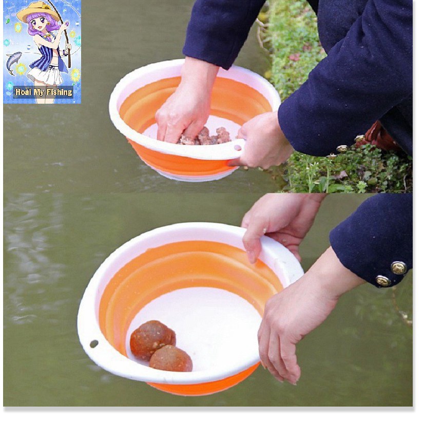 Bát Đựng Mồi Câu cá Gấp Gọn Tiện Lợi - DIHOSO FISHING