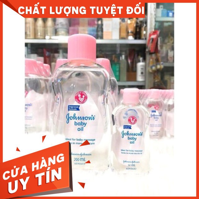 [CHÍNH HÃNG] Dầu Massage & Dưỡng Ẩm Johnson's Baby Oil 200ml