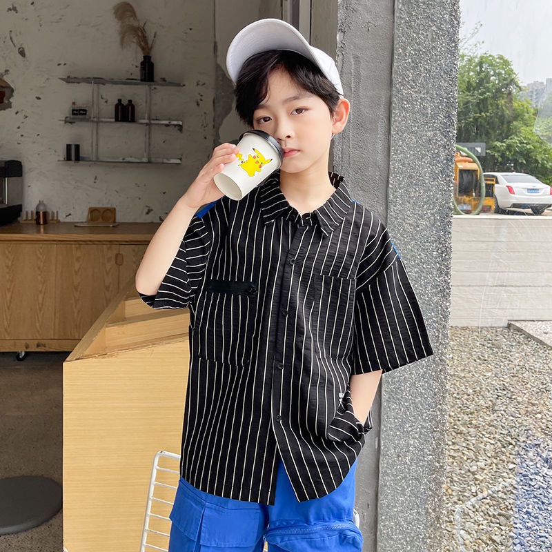 Bộ Áo Sơ Mi cotton Mỏng + Quần Dài Phong Cách Phương Tây Thời Trang Mùa Hè Hàng Mới Dành Cho Bé Trai Bé Gái 2022