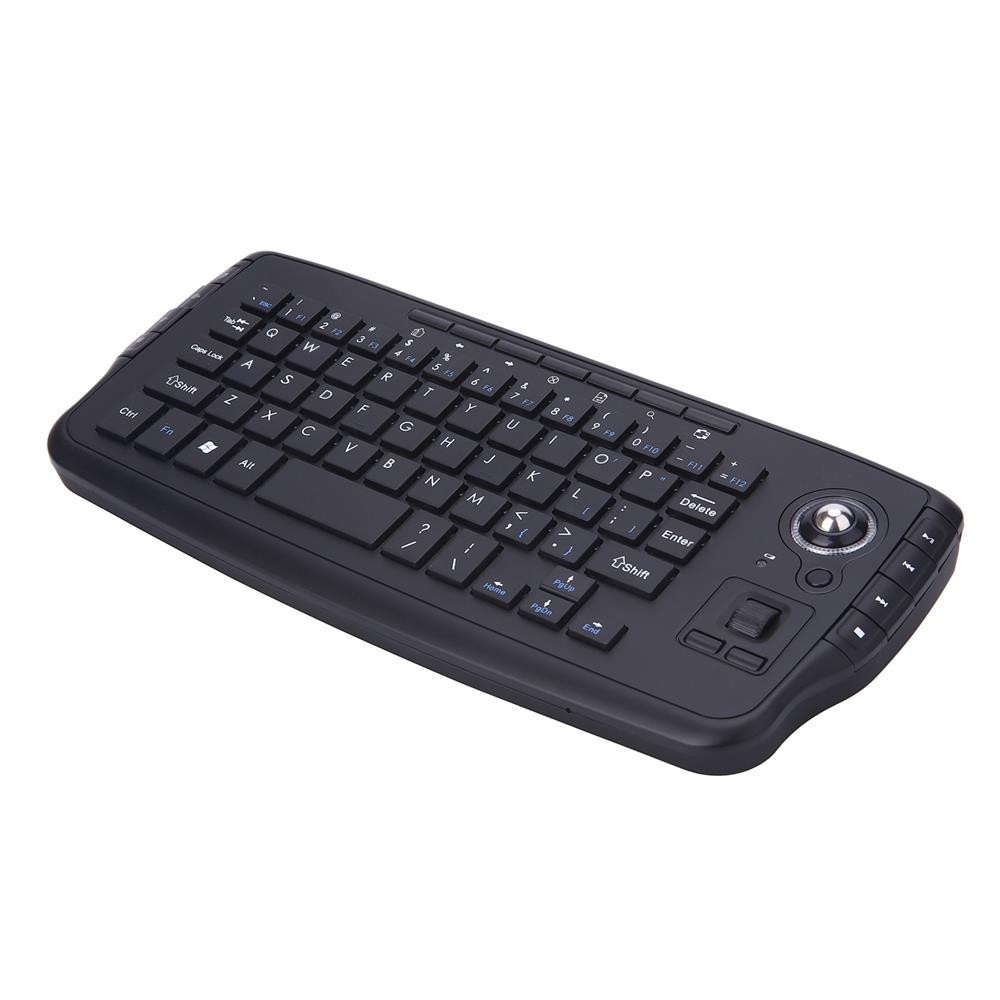 Bàn phím không dây nhỏ 2.4G Đa phương tiện Trackball Air Mouse