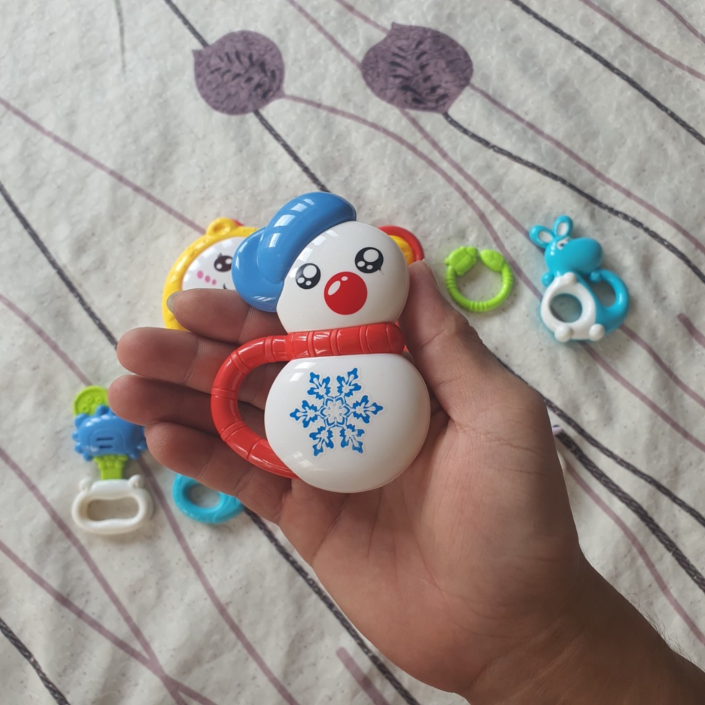 Xúc Xắc Gặm Nướu Cho Bé 𝑭𝑹𝑬𝑬𝑺𝑯𝑰𝑷  Đồ Chơi Cho Trẻ Sơ Sinh
