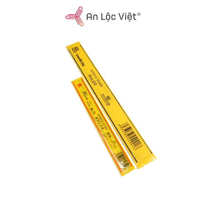 Thước kẻ mica Kewen 20cm - 30cm