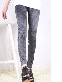 Bán sỉ - Quần legging giả Jean