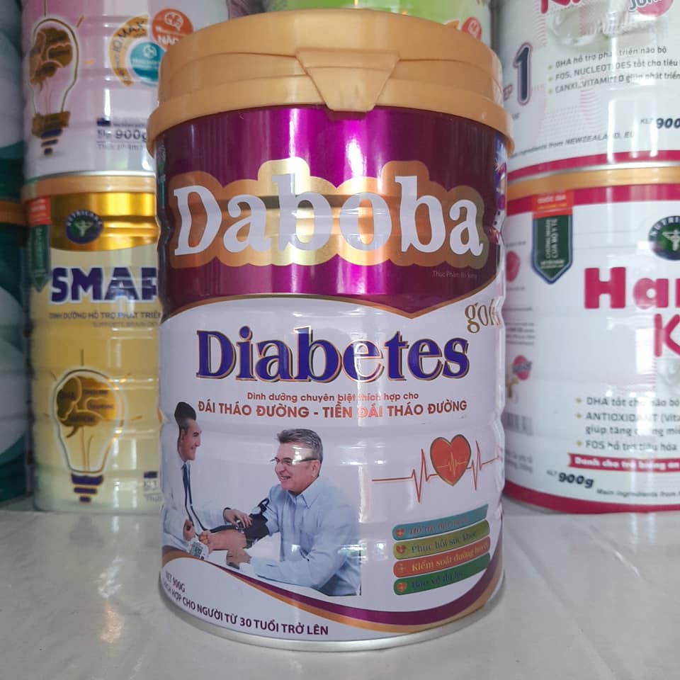 SỮA tiểu đường DABOBA DIABETES GOLD 900G cho người Tiểu đường và tiền tiểu đường