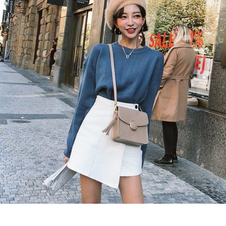 CHÂN VÁY ULZZANG ĐẮP CHÉO