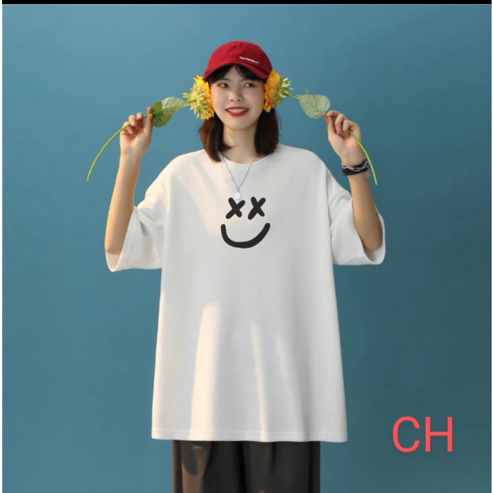 Áo phông nam nữ  mắt xx Chất cotton su Form thụng unisex CH330H