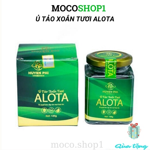 Sỉ Ủ Tảo Xoắn T ươi Alota Huyền Phi 100% Tảo Tươi Dưỡng Trắng Cấp Ẩm Tái Tạo Da,sỉ số lượng lớn