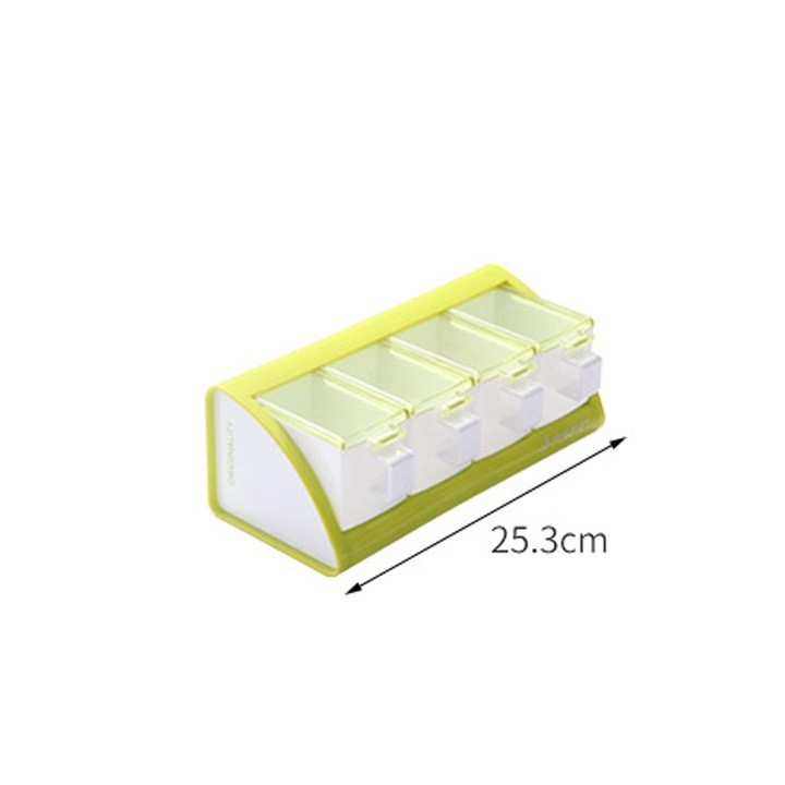 Hộp đựng gia vị dán tường 4 ngăn RE0151
